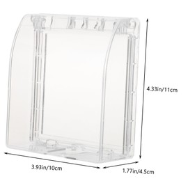 LABRIMP Weatherproof Doorbell Cover Durable Outdoor Protector for Home Office and Restaurant High Hardness Shield Against Rain and Dust Extends Doorbell Lifespan