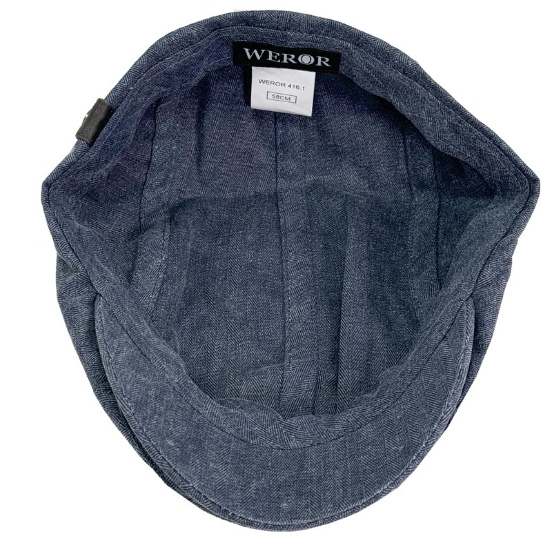 WEROR WEROR-416.1 Men's Flat Cap Spring / Summer, navy