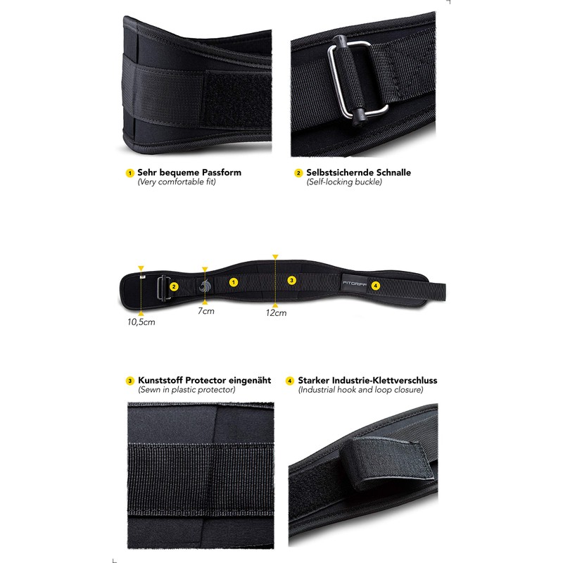 Fitgriff® Weight Lifting Belt V2 – Weight Lifting Belt for