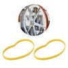 2 Pcs Band Saw Tires, Yellow Rubber Non Slip Bandsaw