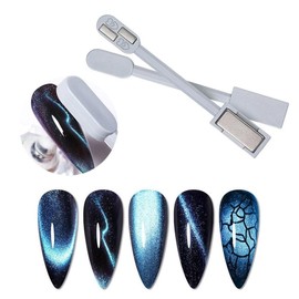 Nail Art Gel Nail Daily Magnet Zigzag Dual Magnet - Dual Magnet - 02 / 네일 아트 젤네 일용 자석 지그재그 듀얼 마그넷 - 듀얼 마그넷 - 02