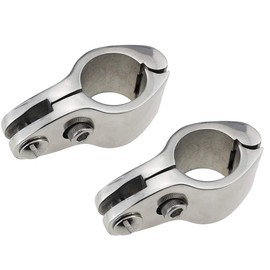 Heavy Dudy 316 Stainless Boat Bimini Top Hinged Jaw Slide 1" (Pair) by NRC&XRC