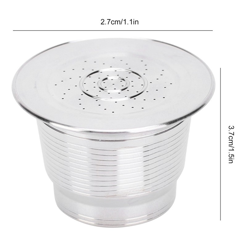 Coffee Capsule Set 304 Stainless Steel Reusable Refillable Filter Coffee