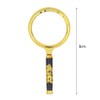 Handheld Magnifier 80mm Diameter 10x Magnifying Glass for Reading, Inspection,