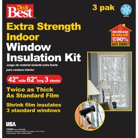 Do it Best 42 in. W. x 62 in. L. Indoor Shrink Window Film (3-Sheets) - 1 Each