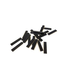 Female Header 2.54mm Pitch Straight (1 X 16 Pin, 20 Pieces)
