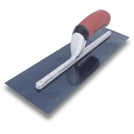 MARSHALLTOWN Blue Steel Finishing Trowel, 4 x 14 Inch Concrete, Masonry and Drywall Finishing Tool, Made in the USA, MXS64BD