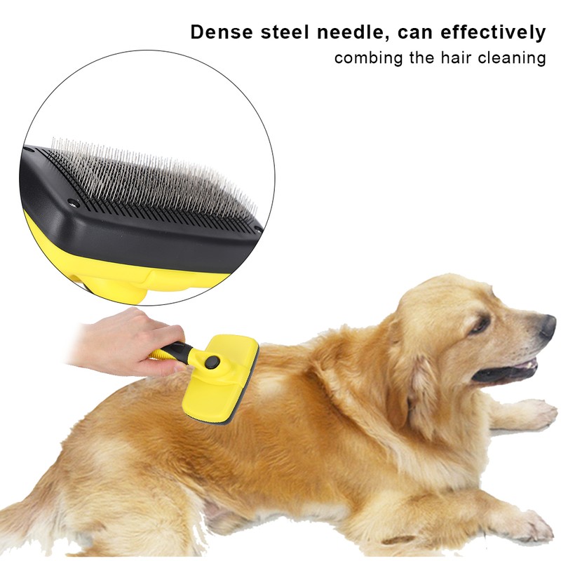 Pet Open Knot Comb Scalable Automatic Hair Removing Grooming Supplies