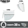 Shelf Clip Bracket for Garage Cabinets,Removable Metal Shelf Support Clips