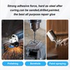 Metal Repair Glue, 2 Part Liquid Welding Glue, 1.76oz High-Temperature