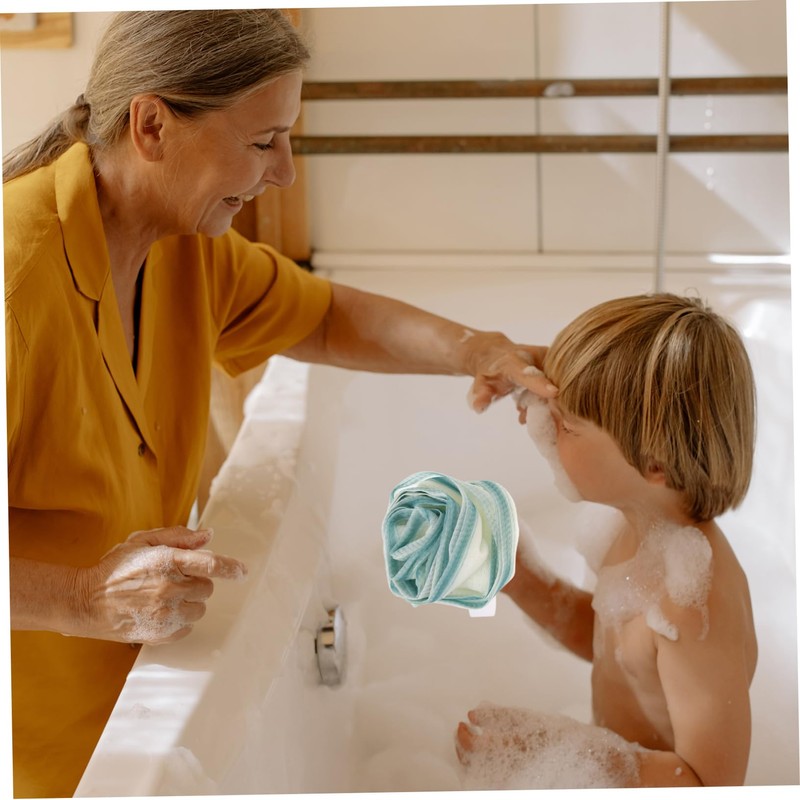 FOMIYES Multi-function Bathing Scrubber Exfoliating Shower Ball for Easy Cleaning