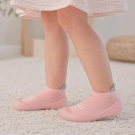 Bearbay - Zapatos Antideslizantes de Goma para bebé, Zapatos de bebé y Tenis, Regalos para recién Nacidos, niños y niñas，Rosa