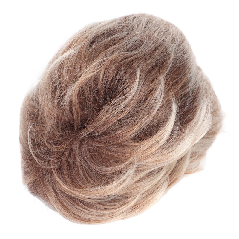 Woman Short Wig Synthetic Layered Straight Fluffy Heat Resistant Soft