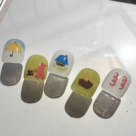 [Ar] Spring Breeze Handmade Nail Tip Drawing Nail Art Specialist / [아르] 봄바람 수제네일팁 드로잉네일아트 전문