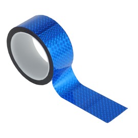 HEROFFIX Pinstripe Tape 45mmx50m Rhombus Mesh Car Stripes Pinstripe Decals for Car Motorcycle and Boat Racing Stripes DIY Stickers Laser Blue 1 Pcs