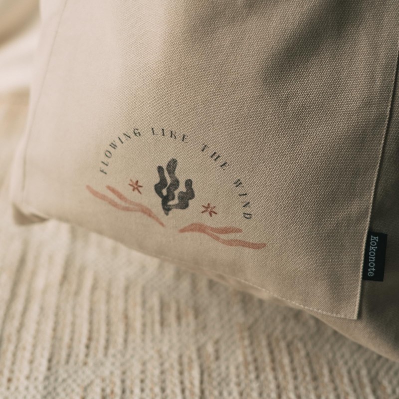 Kokonote Cotton Tote Bag - Kalima | 18.5 x 15.7