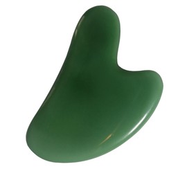 FOMIYES Natural Jade Guasha Board for Essential Oil Compatible Gua Sha Facial Tool Scraping Massager