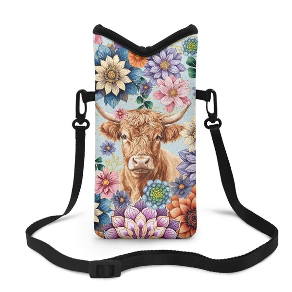 Garucesta Neoprene Cellphone Crossbody Bag Shockproof Phone Bag Waterproof Phone