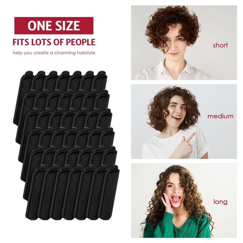 43 Piezas Rodillos de Esponja de Espuma para Cabello Set,