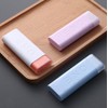 Simple one-day sliding portable pill case violet 2ea