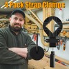 Feekoon Strap Clamps for Woodworking, Quick Release Band Clamps with