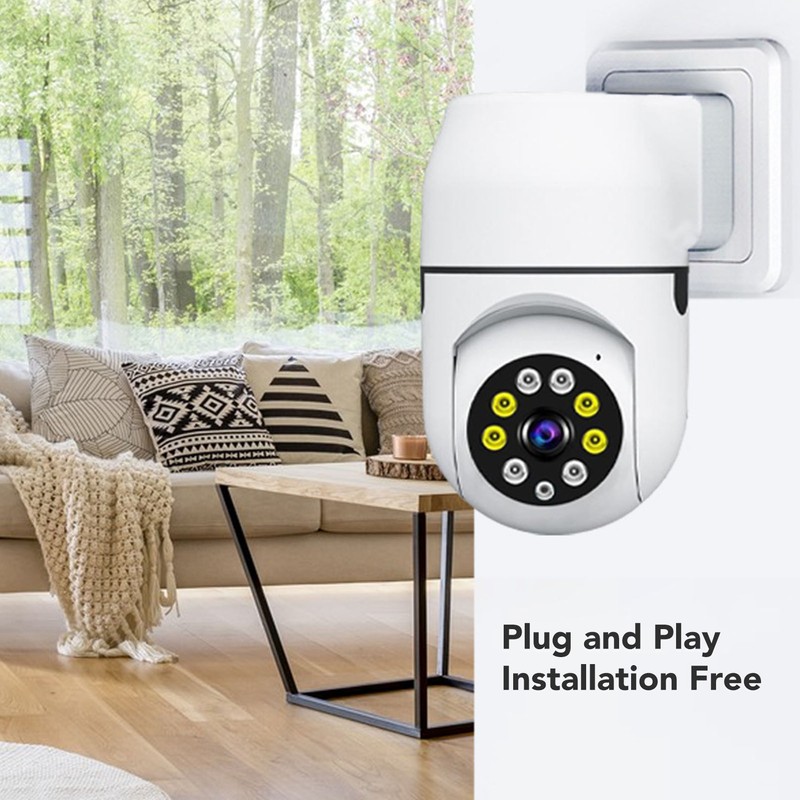 WiFi Smart Camera 2MP HD Wireless Camera Rotatable Angle Dual