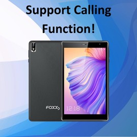 FOXXD 8inch Unlocked Tablet V8 with Bluetooth, High-Resolution Display, Ideal for Studying, Working, Watching Videos or Gaming - Portable Screen Android Digital