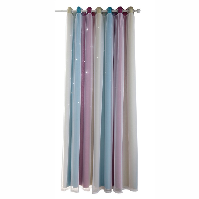 Star Curtains Stars Blackout Curtains for Kids Girls Bedroom Living