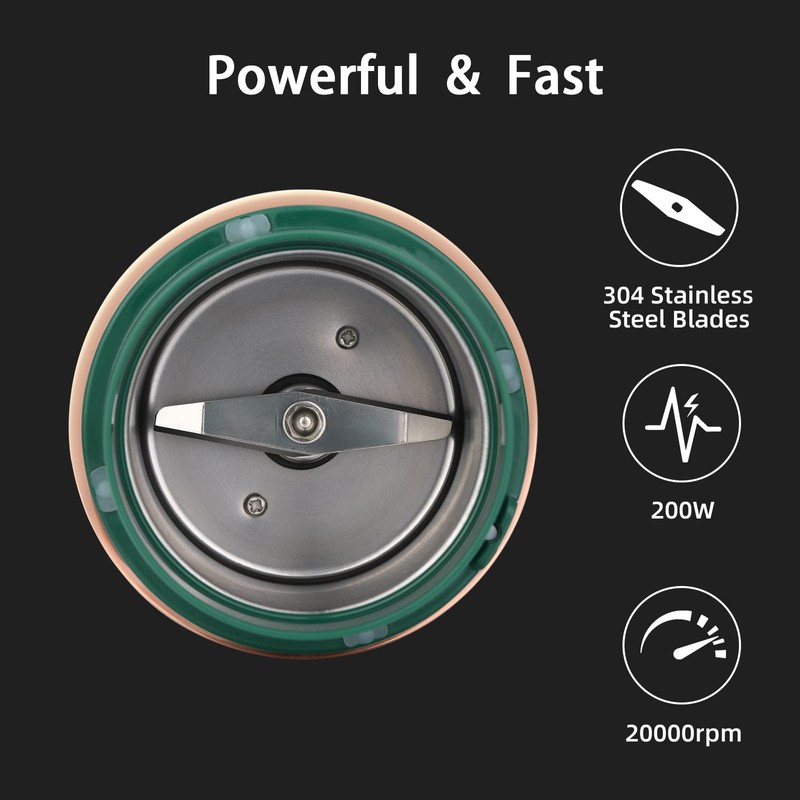 PULOYA Coffee Grinder Electric for Beans, Spices, Herbs, Grains and