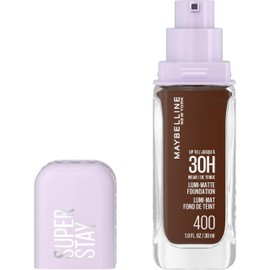 Maybelline Super Stay Lumi-Matte Foundation, Lightweight and Buildable Full Coverage Foundation Makeup For Up To 30HR Wear, 400, 1 Count