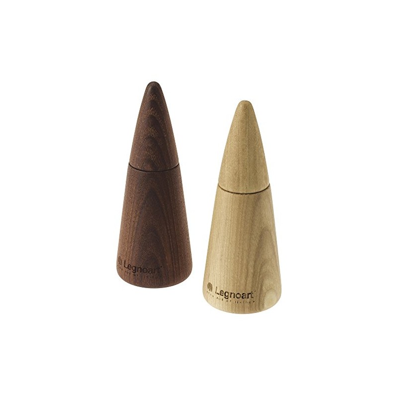 Legnoart Thermo Ashwood Coppia Pepper and Salt Mill Set with