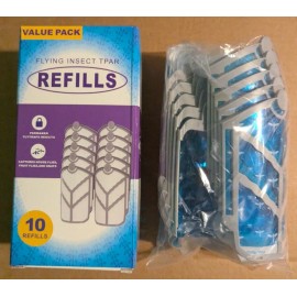 Unbranded Flying Insect TPAR Trap Refills Value Pack 10 Count For House Flies Fruit Flies