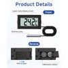6 PCS Digital LCD Thermometer Temperature, Water Temperature Monitor with