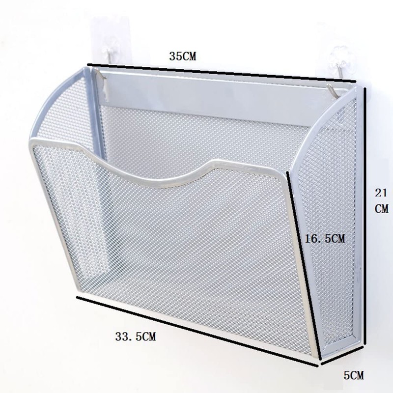 2 Pack Wall File Wallet Holder Wall File Holder Mail