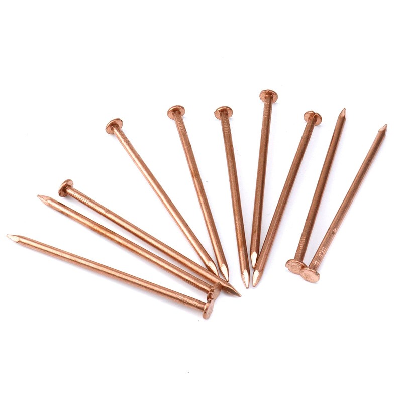 MY MIRONEY 10 Pack 4 Inch Copper Nails Solid Copper