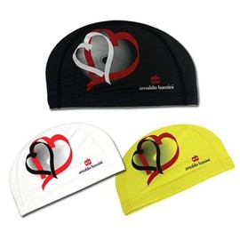 Arnold Bassini PU Double Heart Coated Swim Cap / 아놀드바시니 PU 더블하트 코팅수모