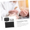 ORFOFE Hearing Aid Cleaning Kit 4-Piece Mini Brush Set Magnet