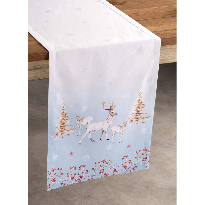 Maison d' Hermine Fairytale Forest 100% Cotton Table Runner Farmhouse