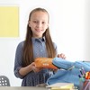 YALiya Corduroy Fabric Pencil Case Portable Storage Bag Pencil Case