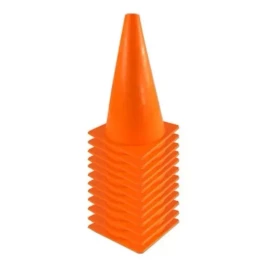 Hacer y Aprender Conos De Señalización Deportes Niños C/ 12 Pz. Colores, 23cm
