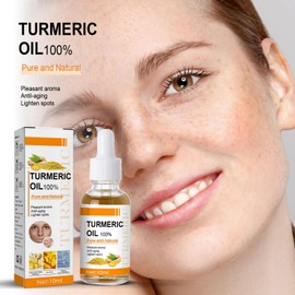 Pemarlis Turmeric Serum for Repairing Dark Spots, Anti-Ageing Skin Care Glow Oil for Face, Natural Whitening Serum, Turmeric Power Against Age Spots, Serum for All Skin Types (2)