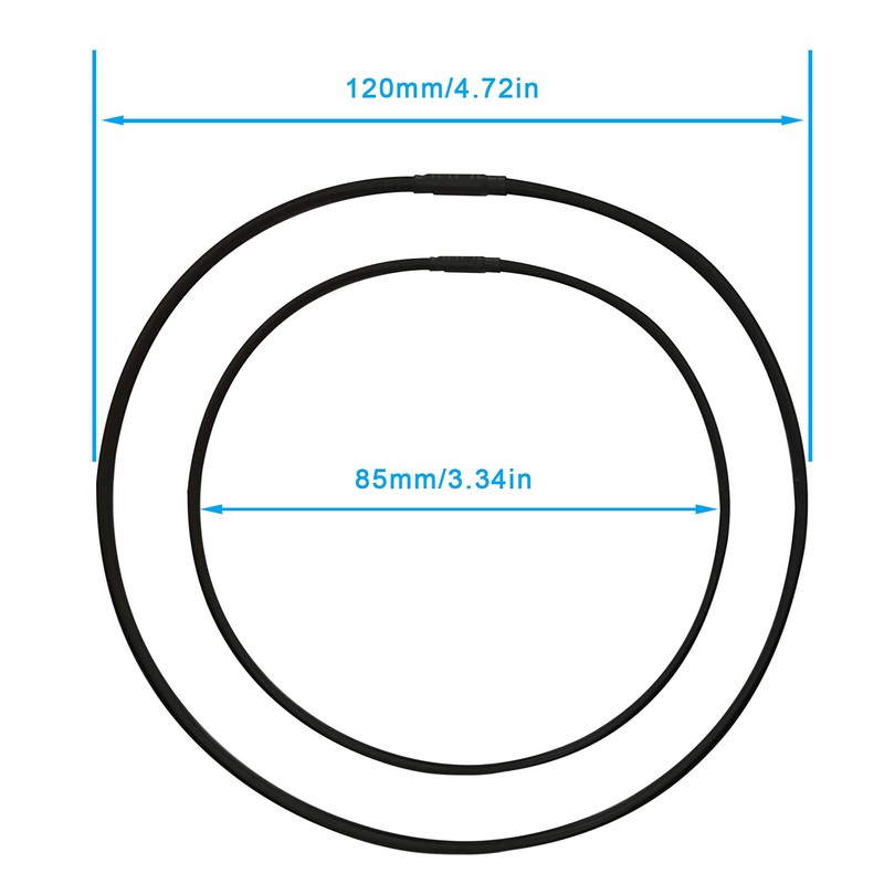 Mictop Universal Elastic Bands Replacement for Microphone Shock Mount Mic