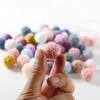 ToBeIT Pompoms, Colourful Pompoms Balls, Fluffy Plush Balls, Pom Pom