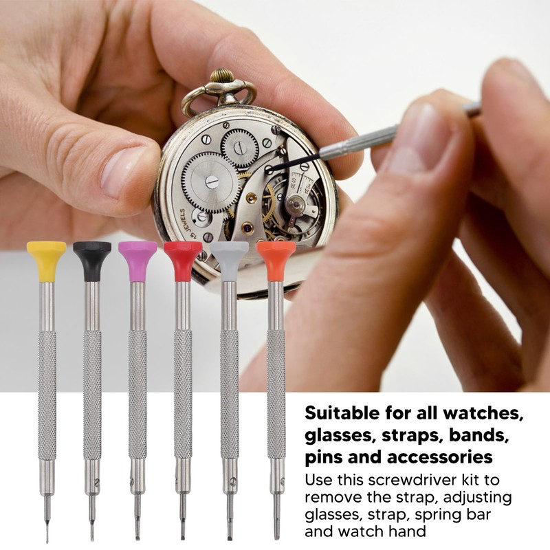 Watch Screwdriver Set High Carbon Steel Skid Resistance Multifunctional Watch