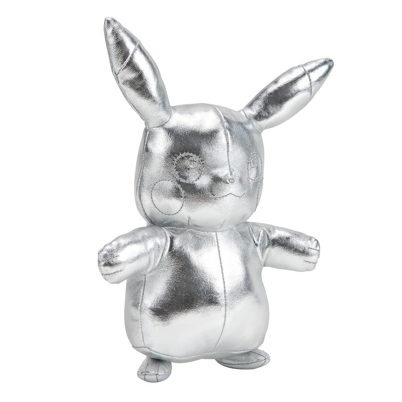 POKÉMON 25TH CELEBRATION 8INCH PLUSH - SILVER PIKACHU