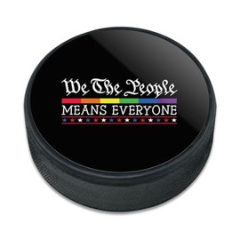 GRAPHICS & MORE We the People Spectrum Pride Ice Hockey Puck