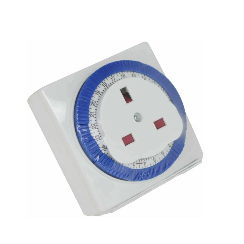 Mr. Gadget Solution® 24 Hour Segment Timer Switch Programmable On