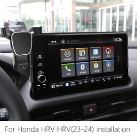 musttrue Car Phone Holder for Honda HRV HR-V 2023 2024 2025 LX Sport EX-L Auto Accessories Screen Navigation Bracket Interior Decoration Mobile Cell Phone Mount