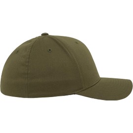 Outdoor Cap Men's Flexfit: Mountain Peaks Baseball Cap Men & Women Climbing Equipment Hiking Accessories, Olive Green