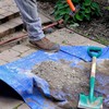 Cost Wise 3m x 3m blue waterproof tarpaulin/builders tarp/garden dry